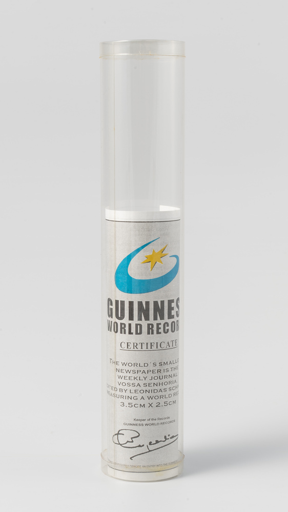 The World's Smallest Newspaper