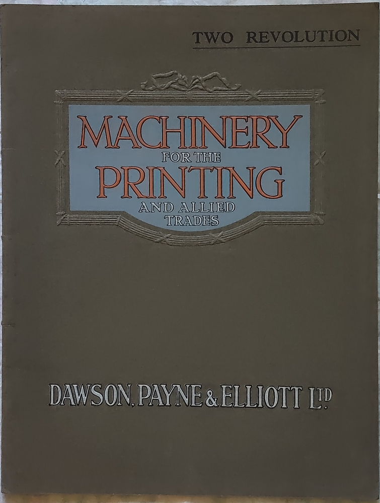 Promotiemateriaal van Dawson, Payne & Elliot Limited