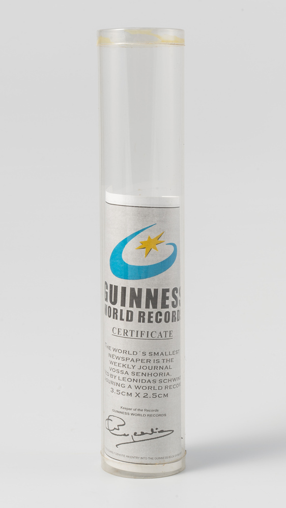 The World's Smallest Newspaper