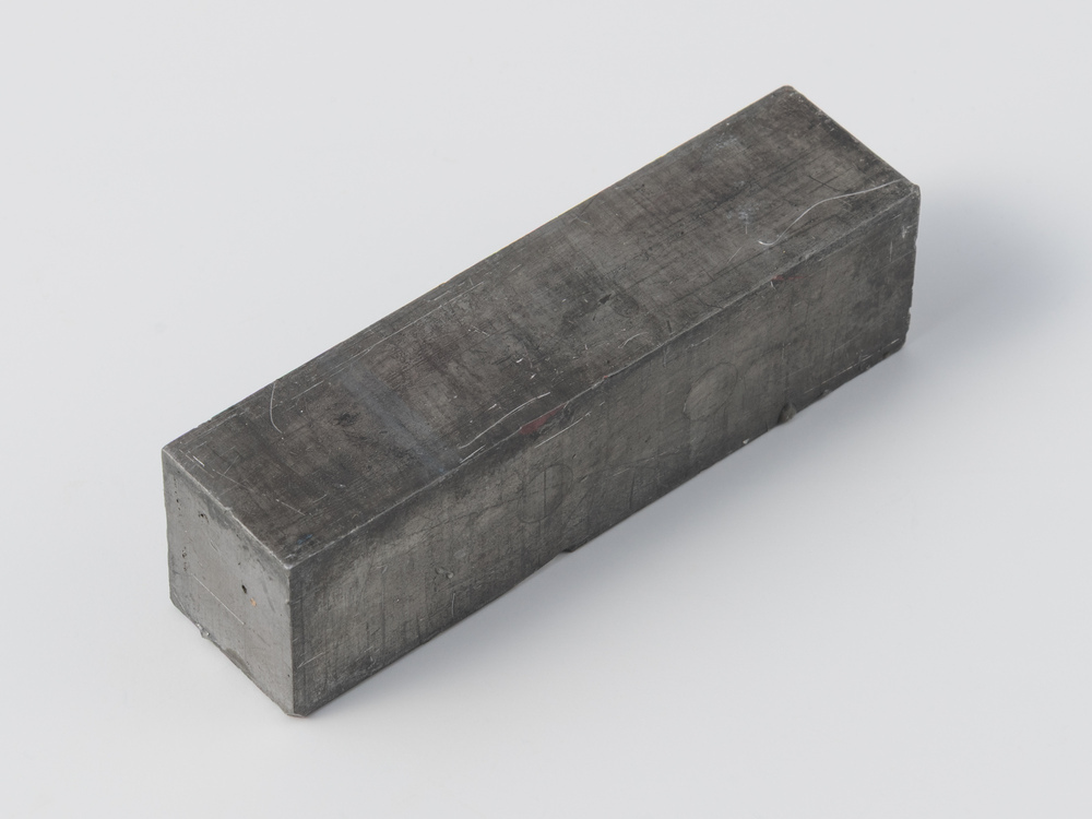 Stuk holwit als demonstratiemateriaal