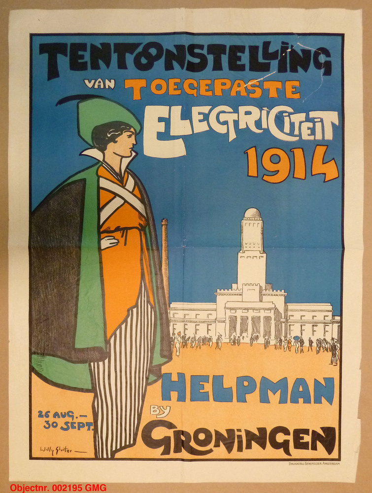 Affiche: Tentoonstelling Toegepaste Electriciteit 1914