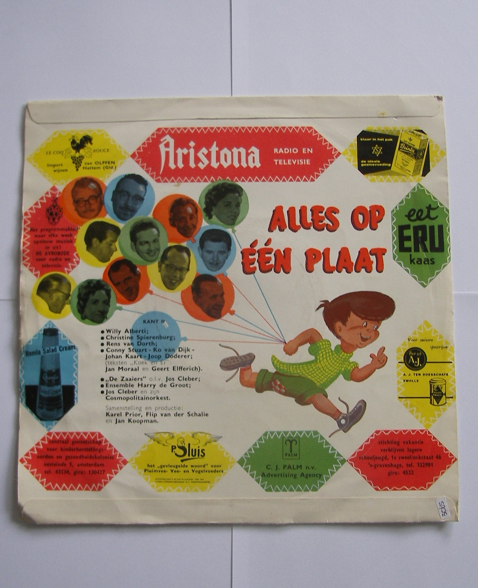 Reclame langspeelplaat "Alles op één Plaat"