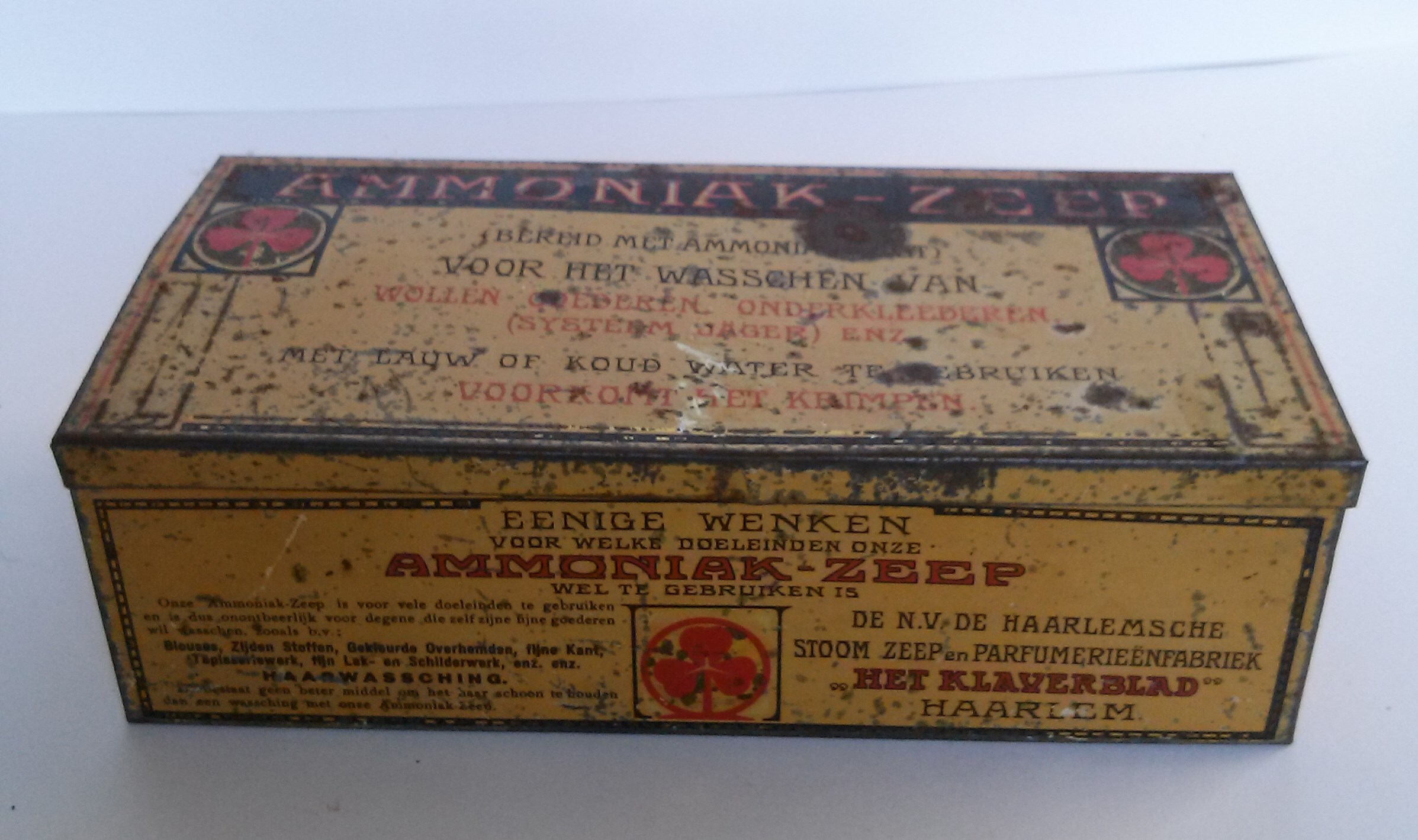 Het Klaverblad, Ammoniak-Zeep