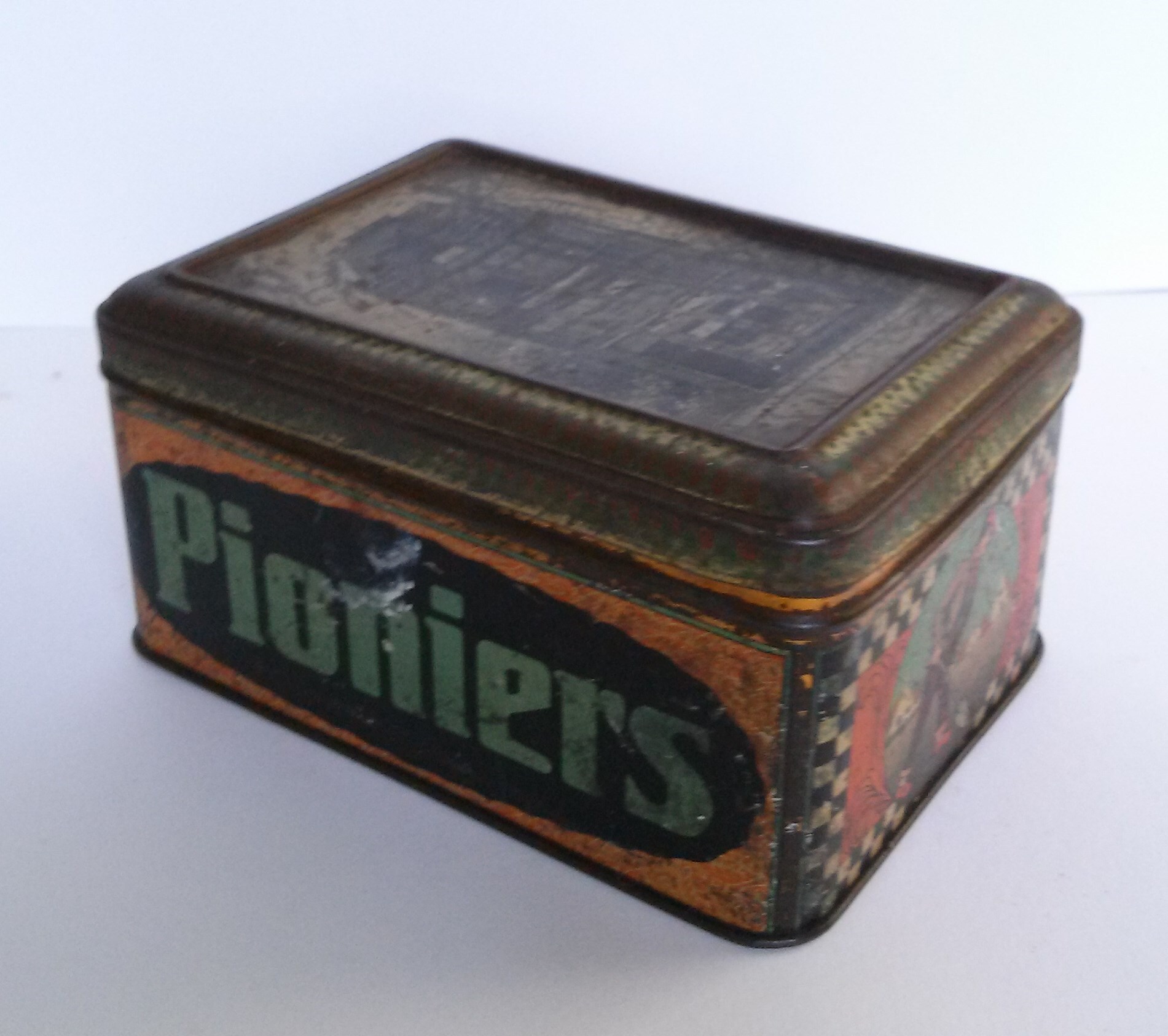 Bewaarblik Pioniers Sigaren van de Firma De Zaaier