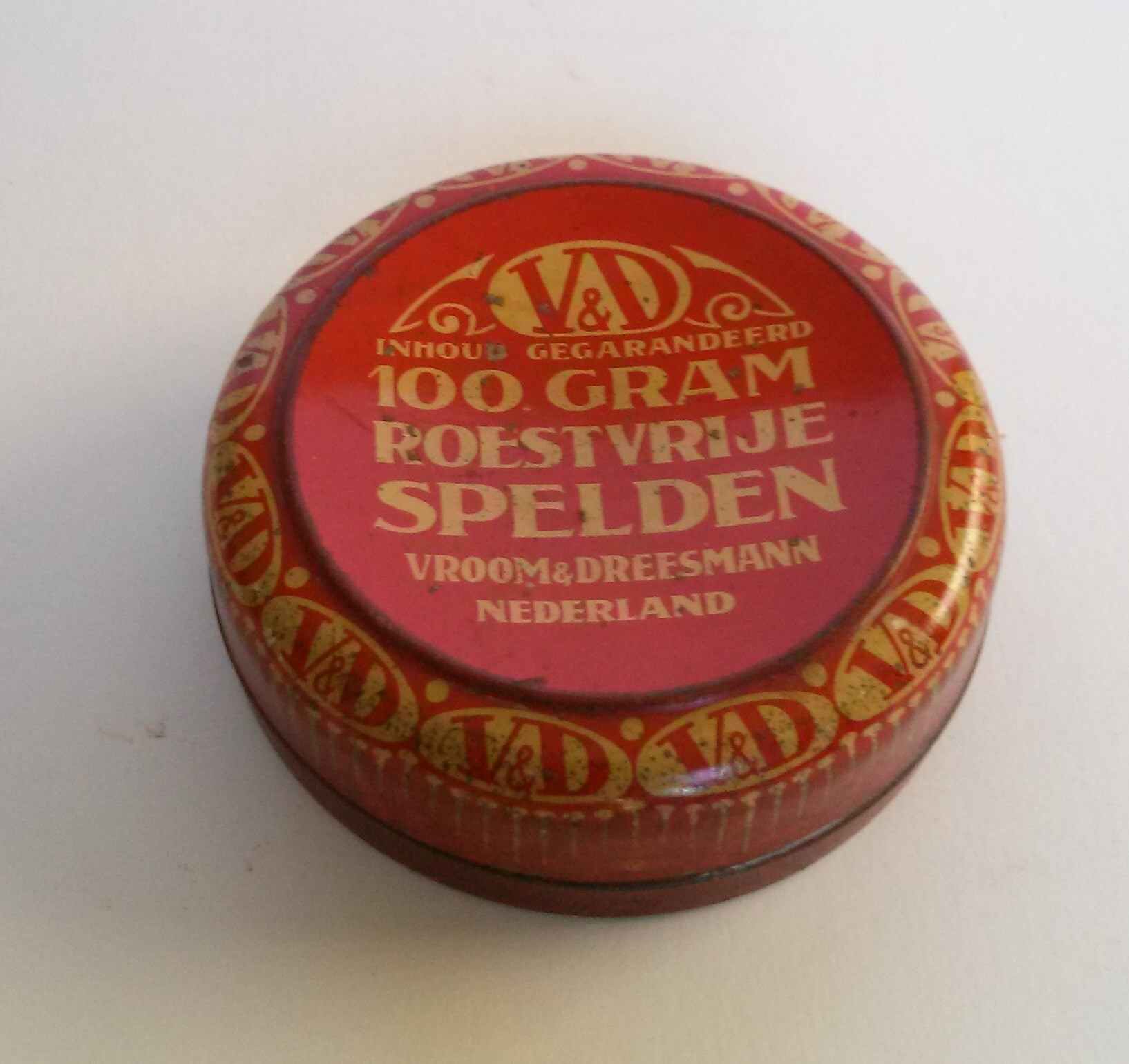 Vroom & Dreesmann Speldenblik