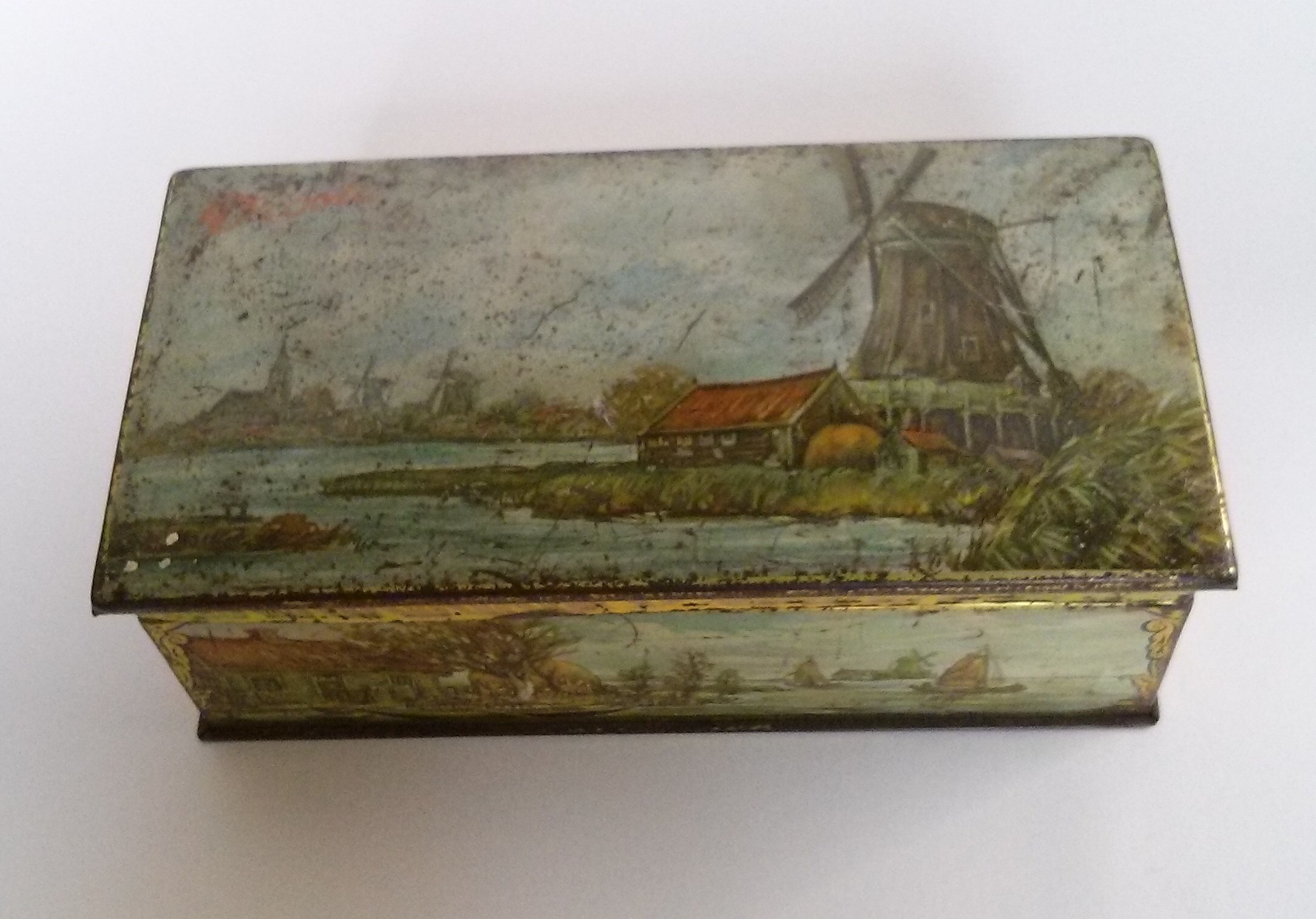 Bewaarblik Droste Chocolade met Molen