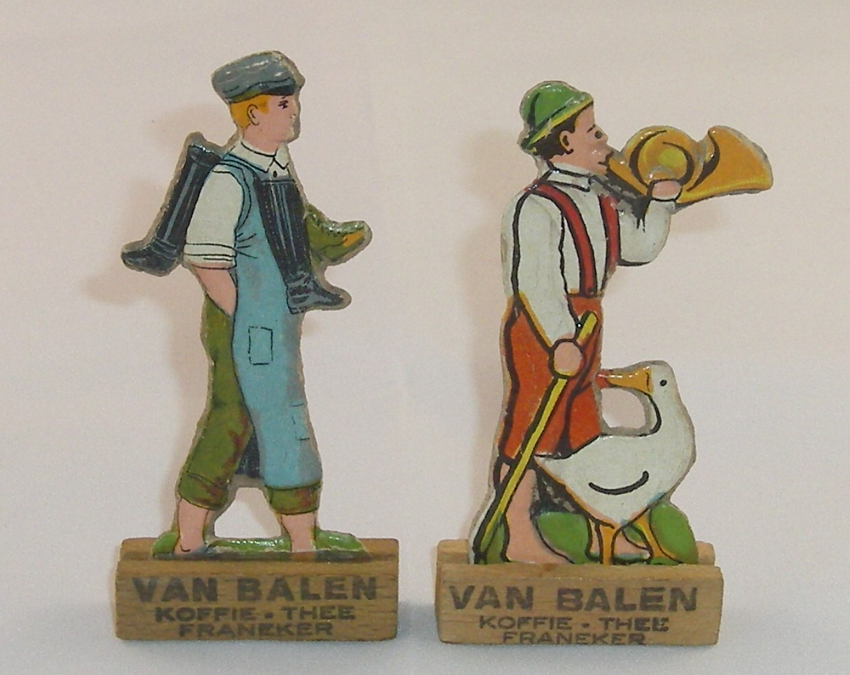 Reclamefiguurtjes Van Balen Koffie en Thee Franeker