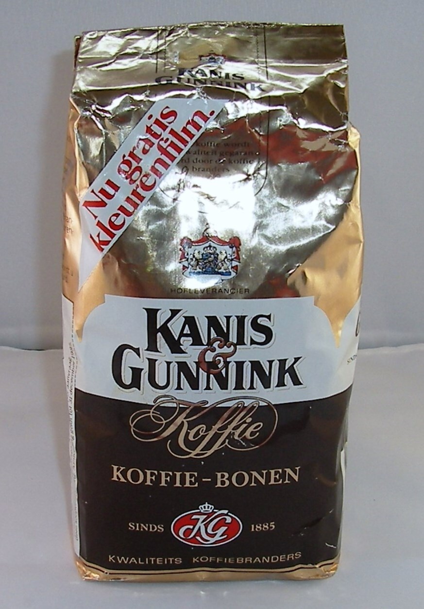 Verpakking Kanis & Gunnink Koffie-Bonen, 500 gram