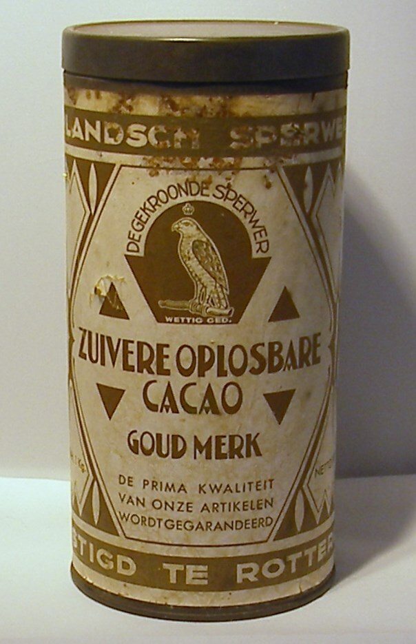 De Gekroonde Sperwer, goudmerk cacao, 1 kilo
