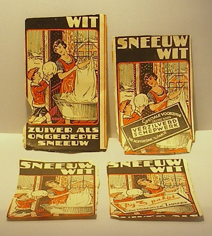 Papier wikkel Sneeuwwit waspoeder