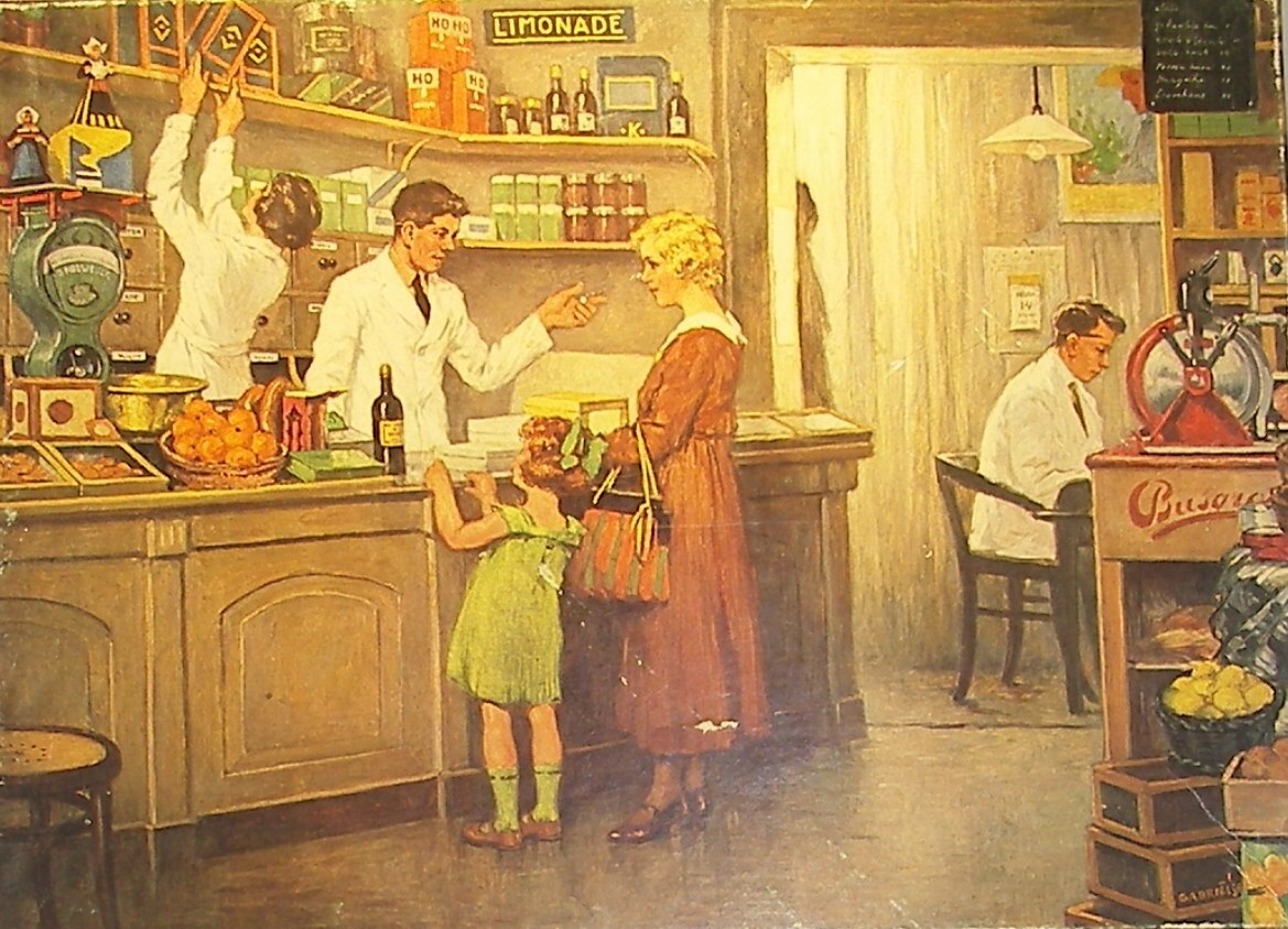 Puzzel Kruidenierswinkel uitgegeven door de VARA