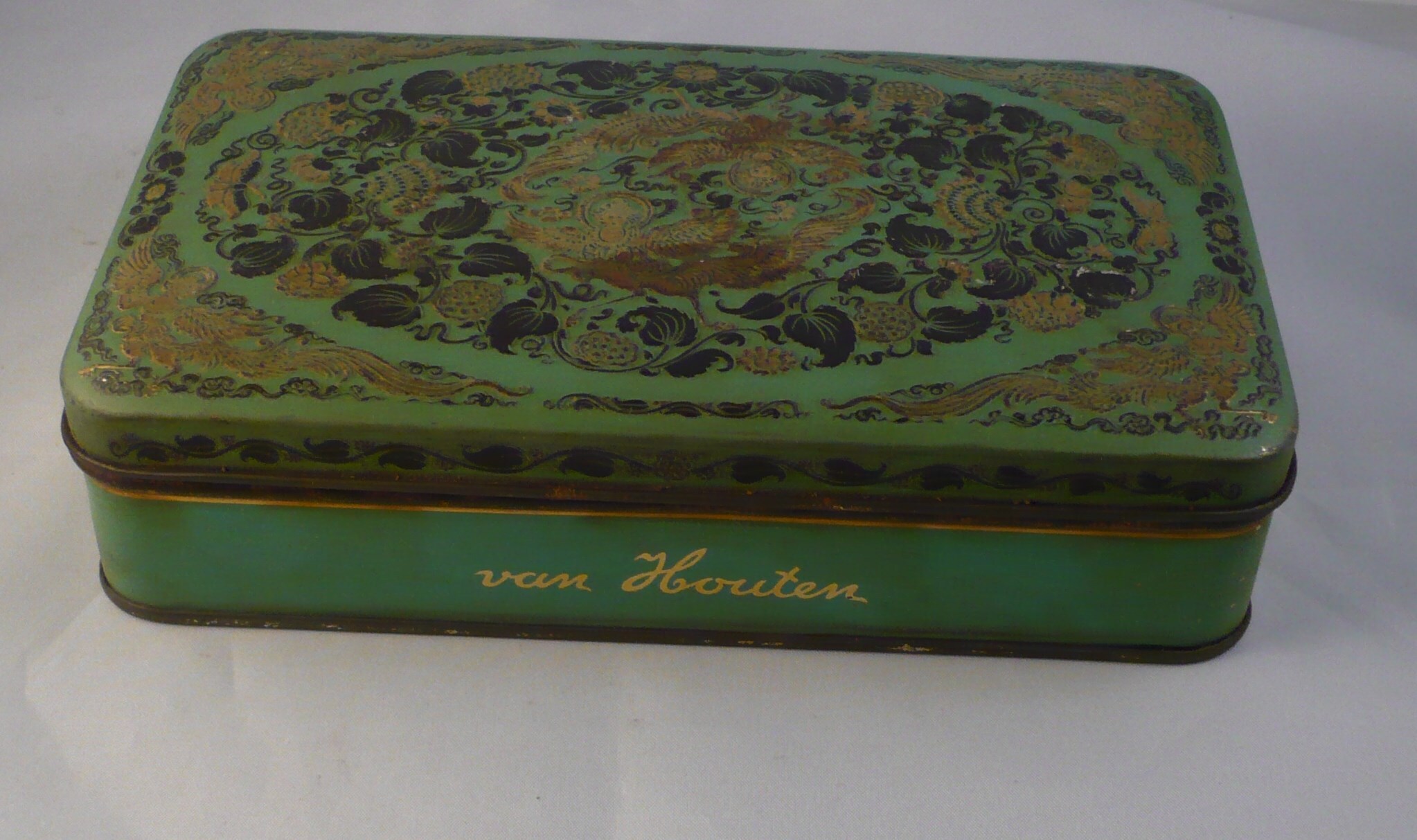 Van Houten bewaarblik chocolade bonbons