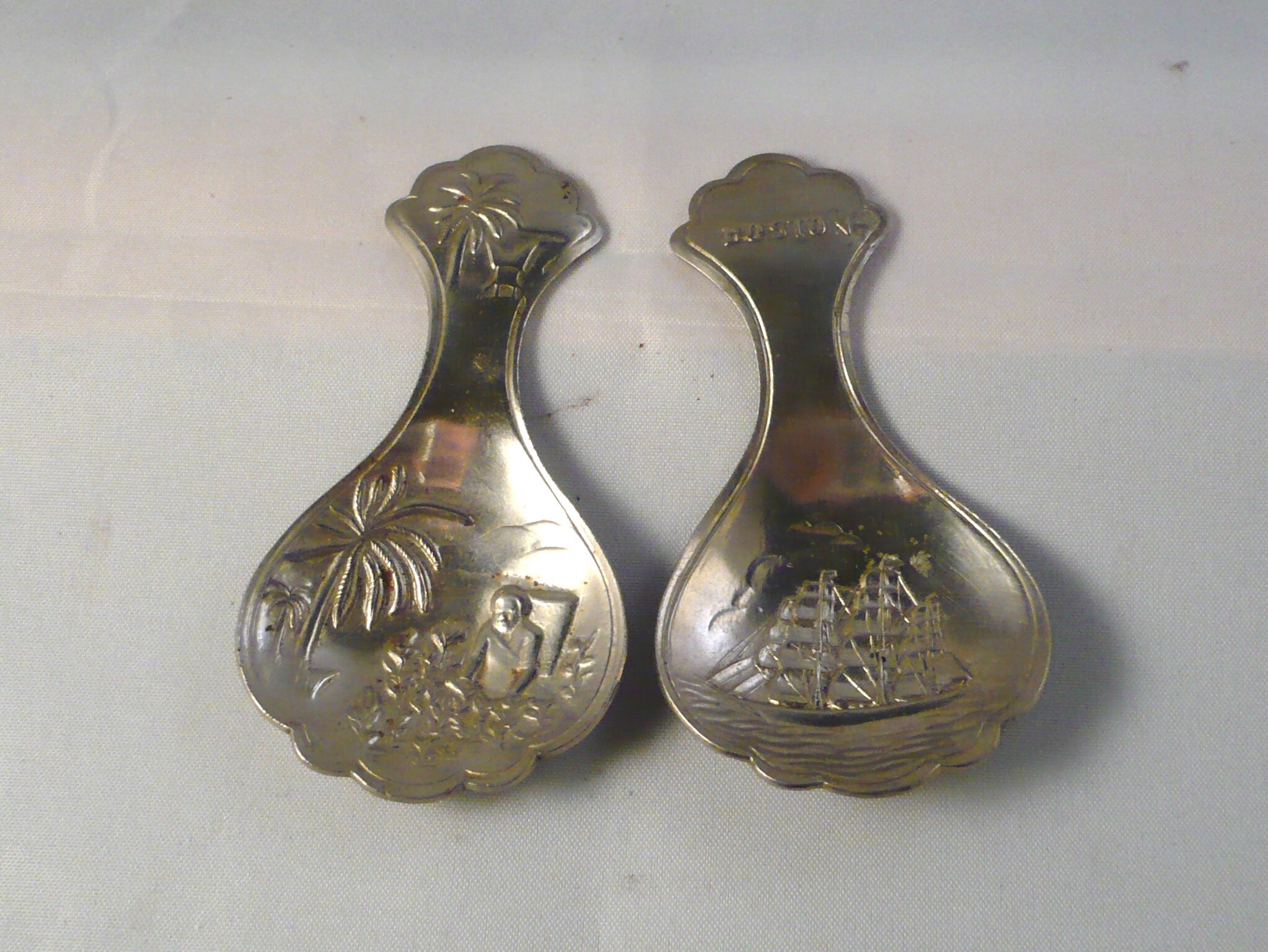 Douwe Egberts metalen Theeschep