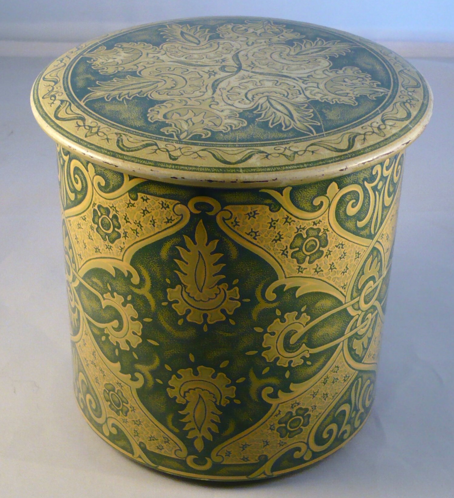 Bewaarblik Van Houten's Cacao, 'Delftsblauw'