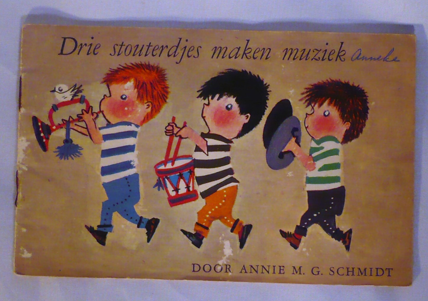 Persil reclameboekje: 'Drie stouterdjes maken muziek'