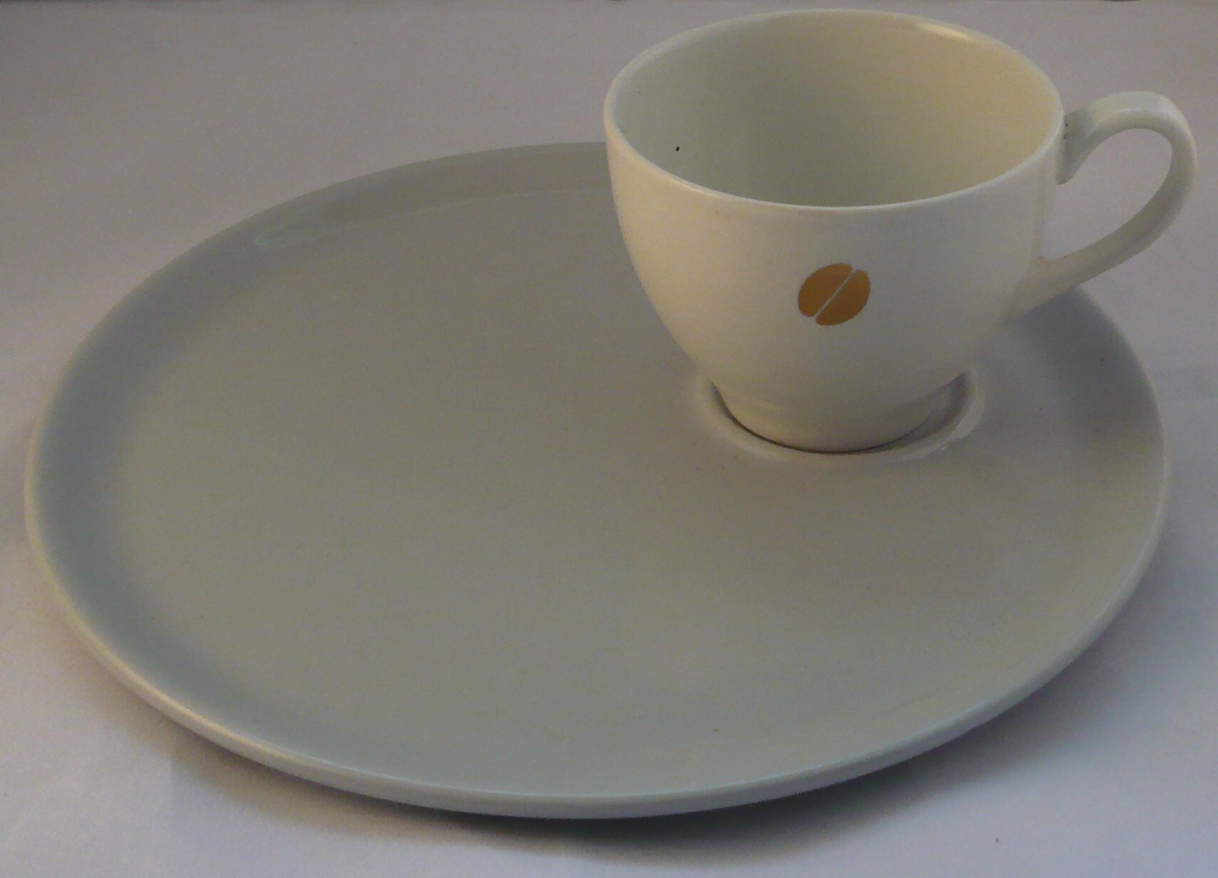 H. Smith's Goudboon porseleinen ontbijt-set