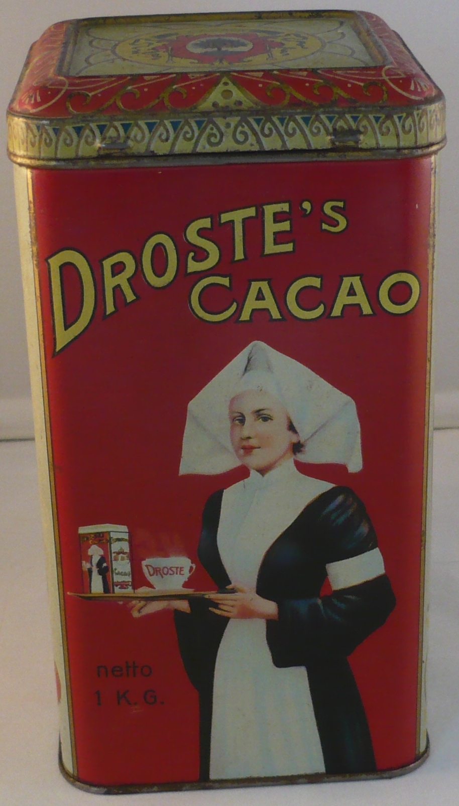 Droste cacaoblik met verpleegster, netto 1 kilo