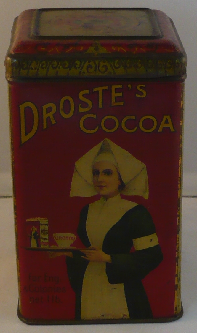 Droste Cacaoblik met verpleegster, 1/2 kilo of 1 lb.