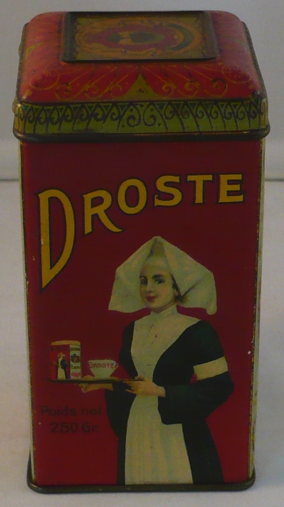 Droste cacaoblik met verpleegster, 250 gram, Franse markt