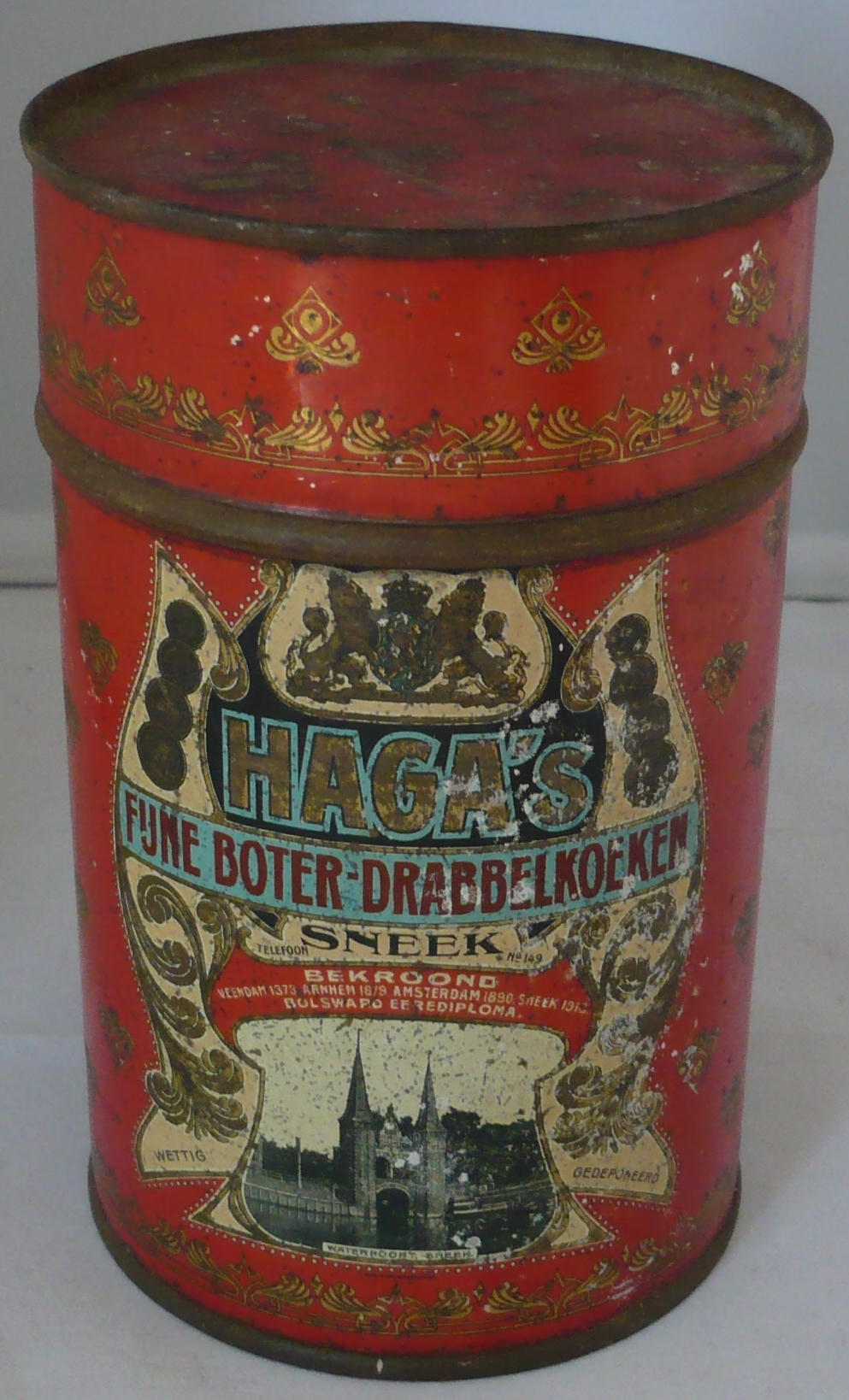 Bewaarblik Haga's Fijne Boter-Drabbelkoeken