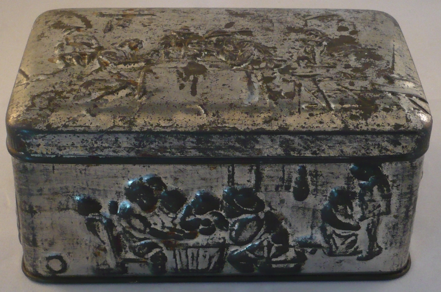 Albert Heijn snoepblik in reliëf