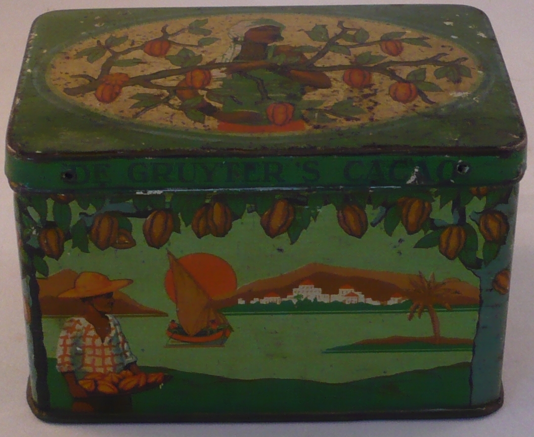 De Gruyter bewaarblikje Groenmerk cacao