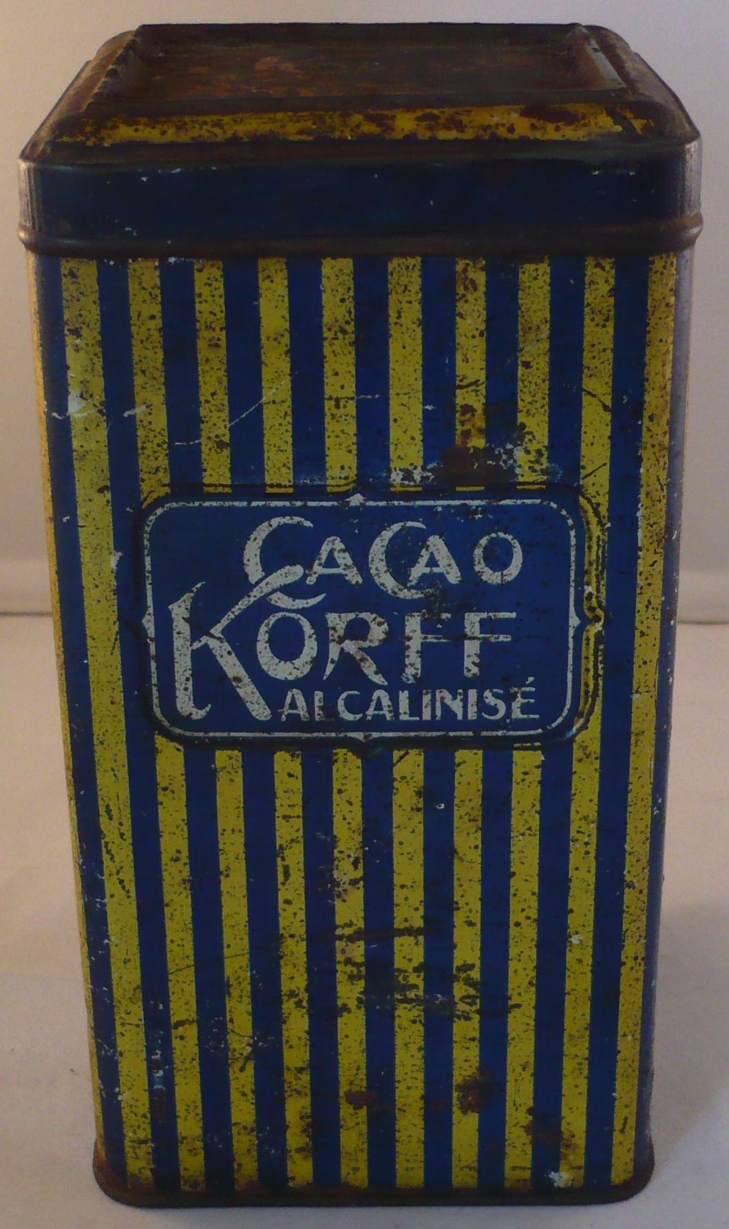 Bewaarblik Cacao Korff, Poudre Alcalinisé
