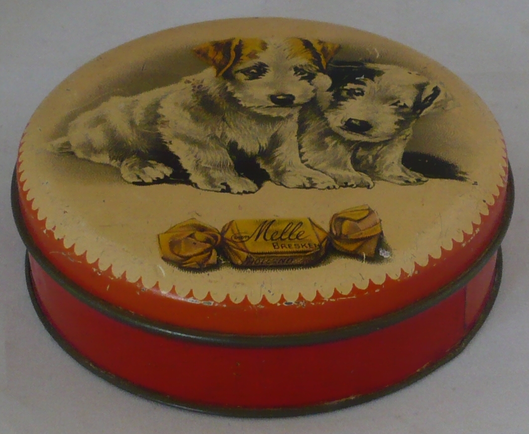 Van Melle's Toffeeblikje met Hondjes