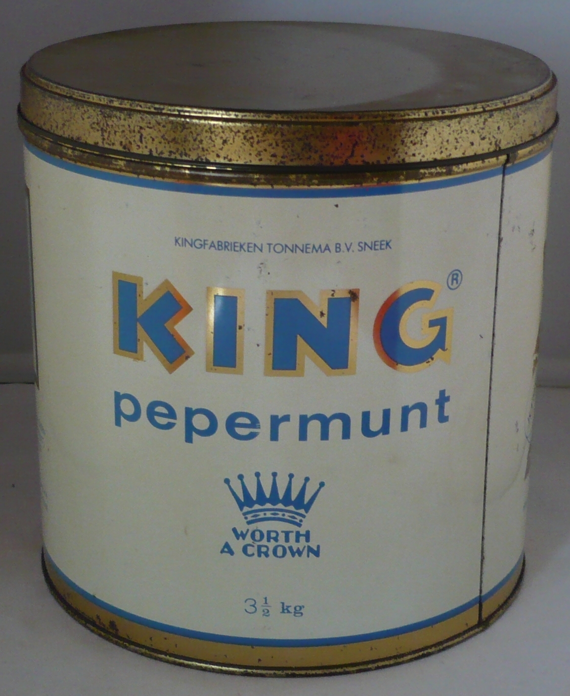Winkelblik King Pepermunt, 'worth a crown'