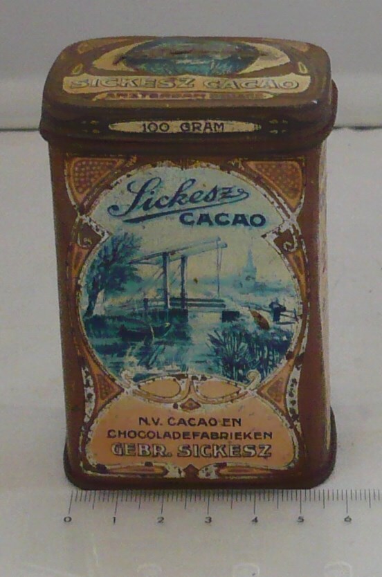 Cacaoblik Gebroeders Sickesz Amsterdam