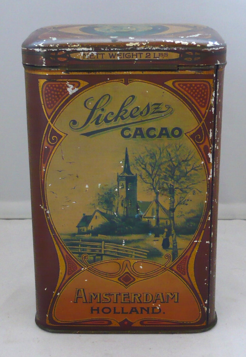 Cacaoblik Sickesz Cacao Amsterdam, 1 kilo