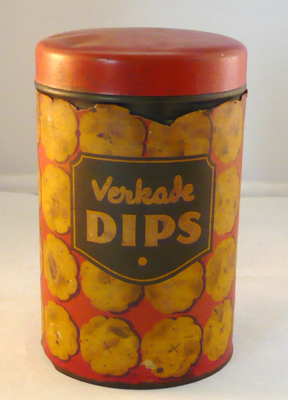 Blikverpakking Verkade Dips