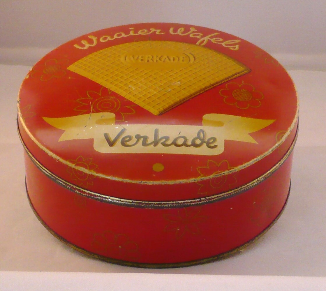 Bewaarblik voor Verkade's Waaier Wafels