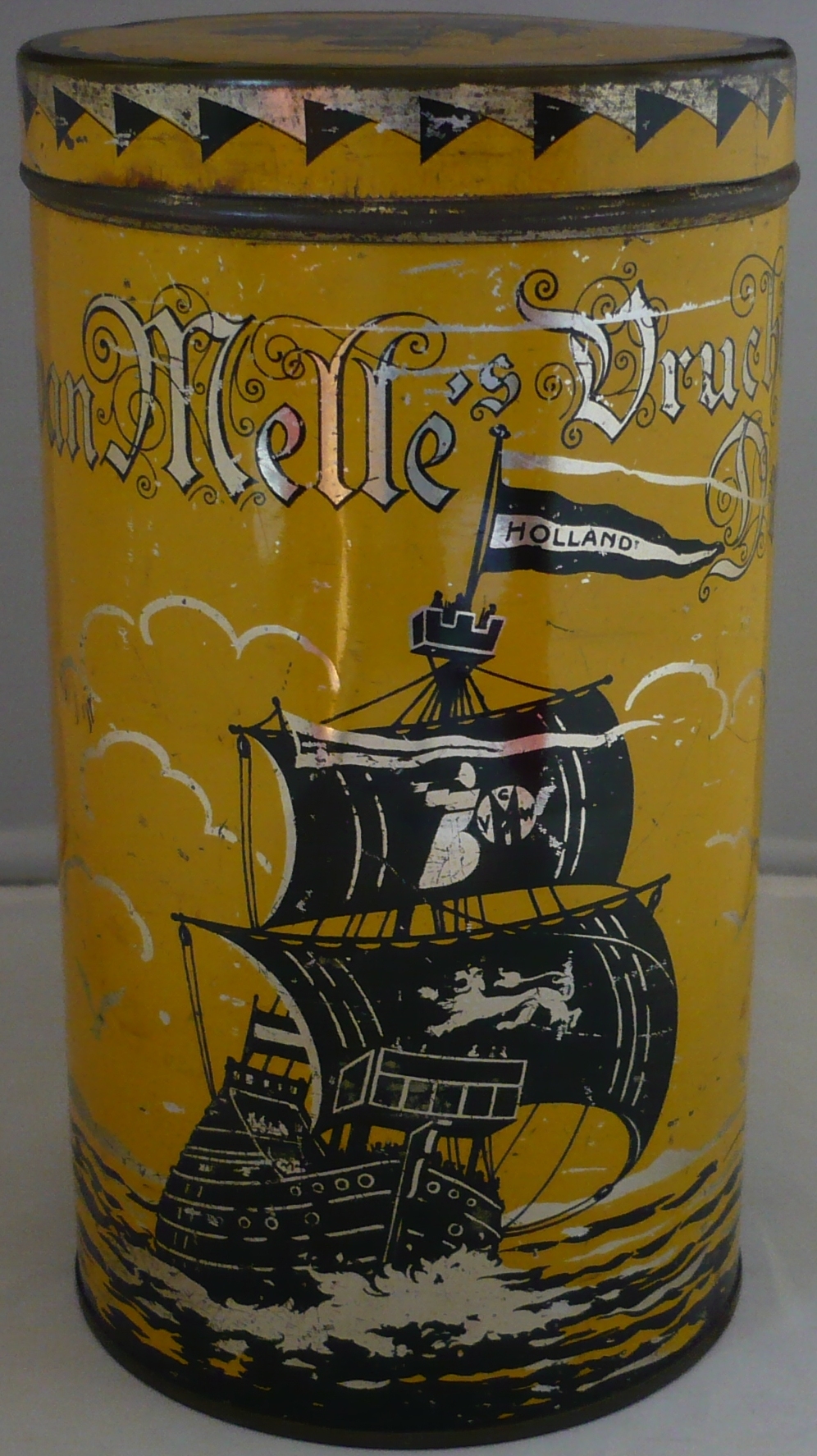 Winkelblik Van Melle's Vruchtendrops, geel