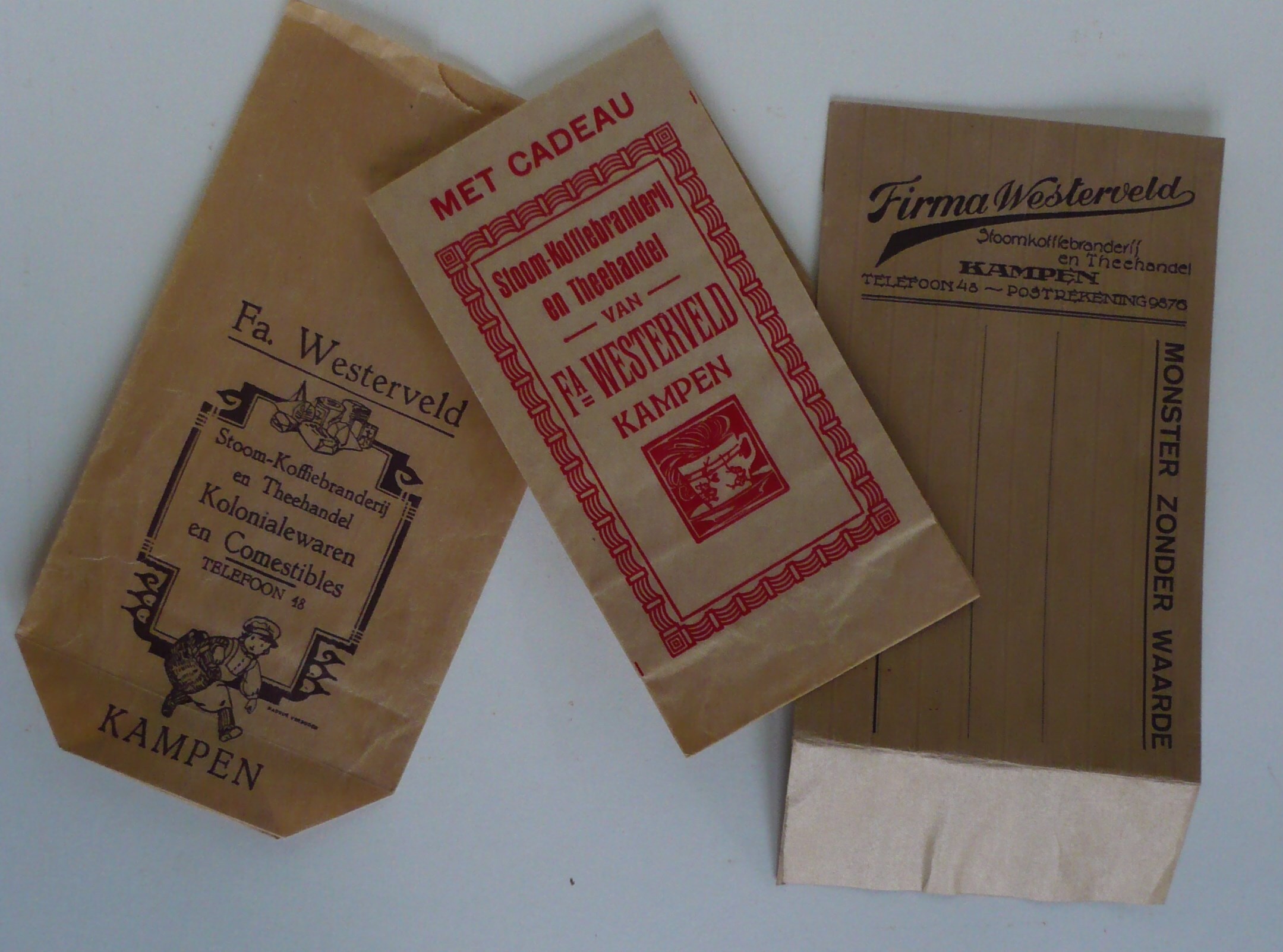 Monsterzak Westerveld Stoomkoffiebranderij en Theehandel Kampen