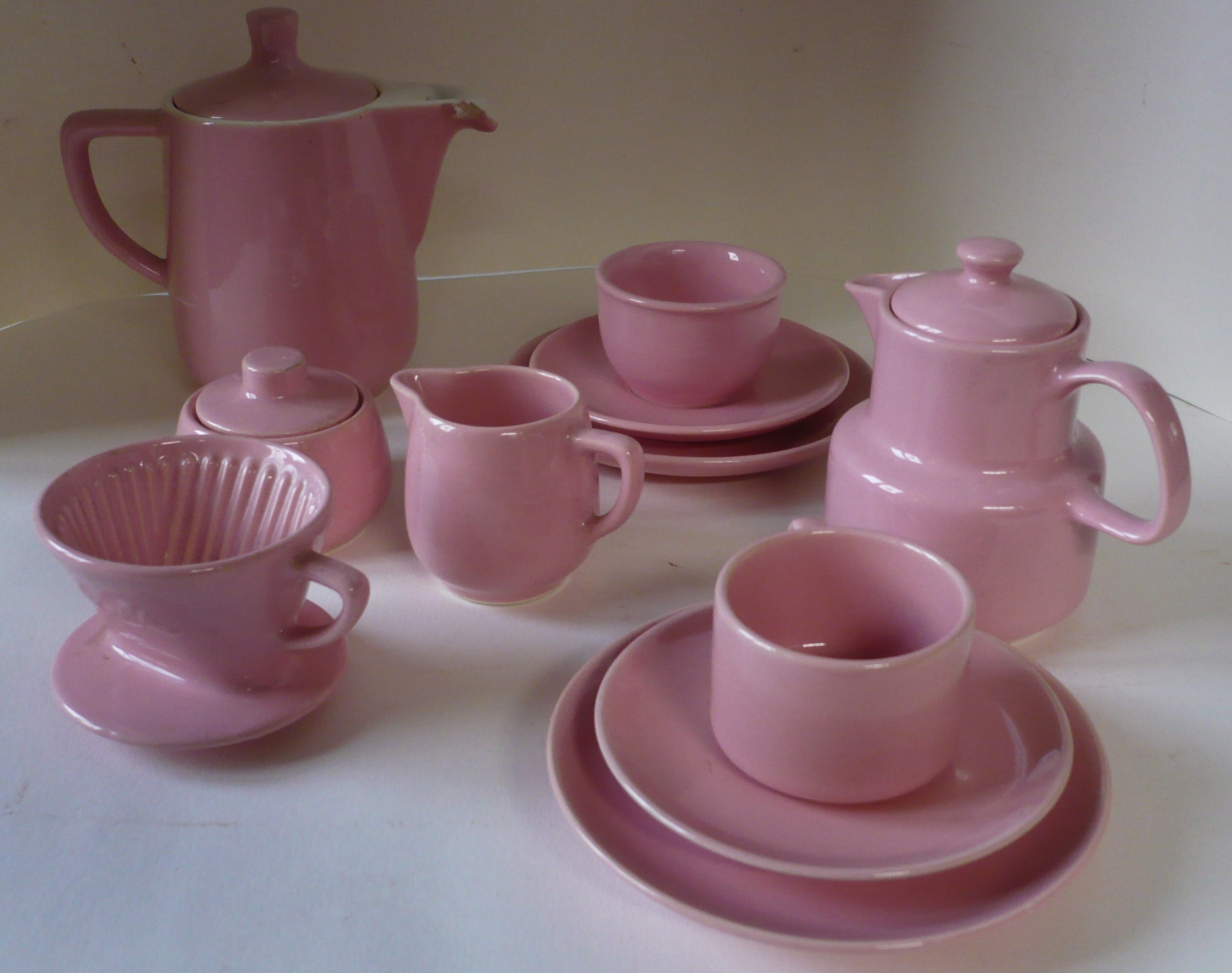 Melitta kinderservies, roze
