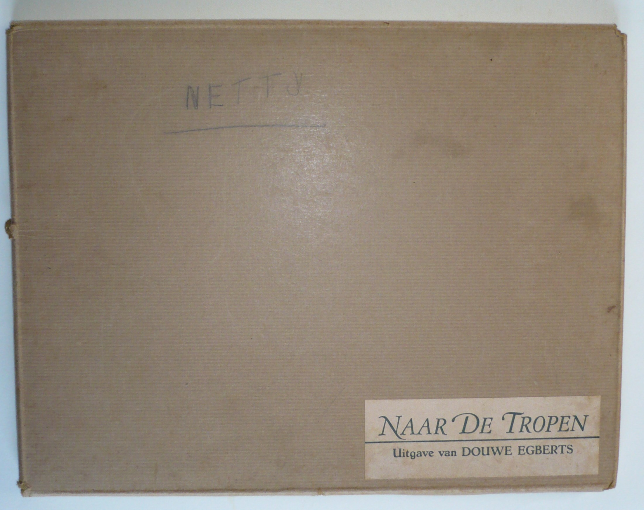 Verzenddoos DE plaatjesalbum "Naar de Tropen"