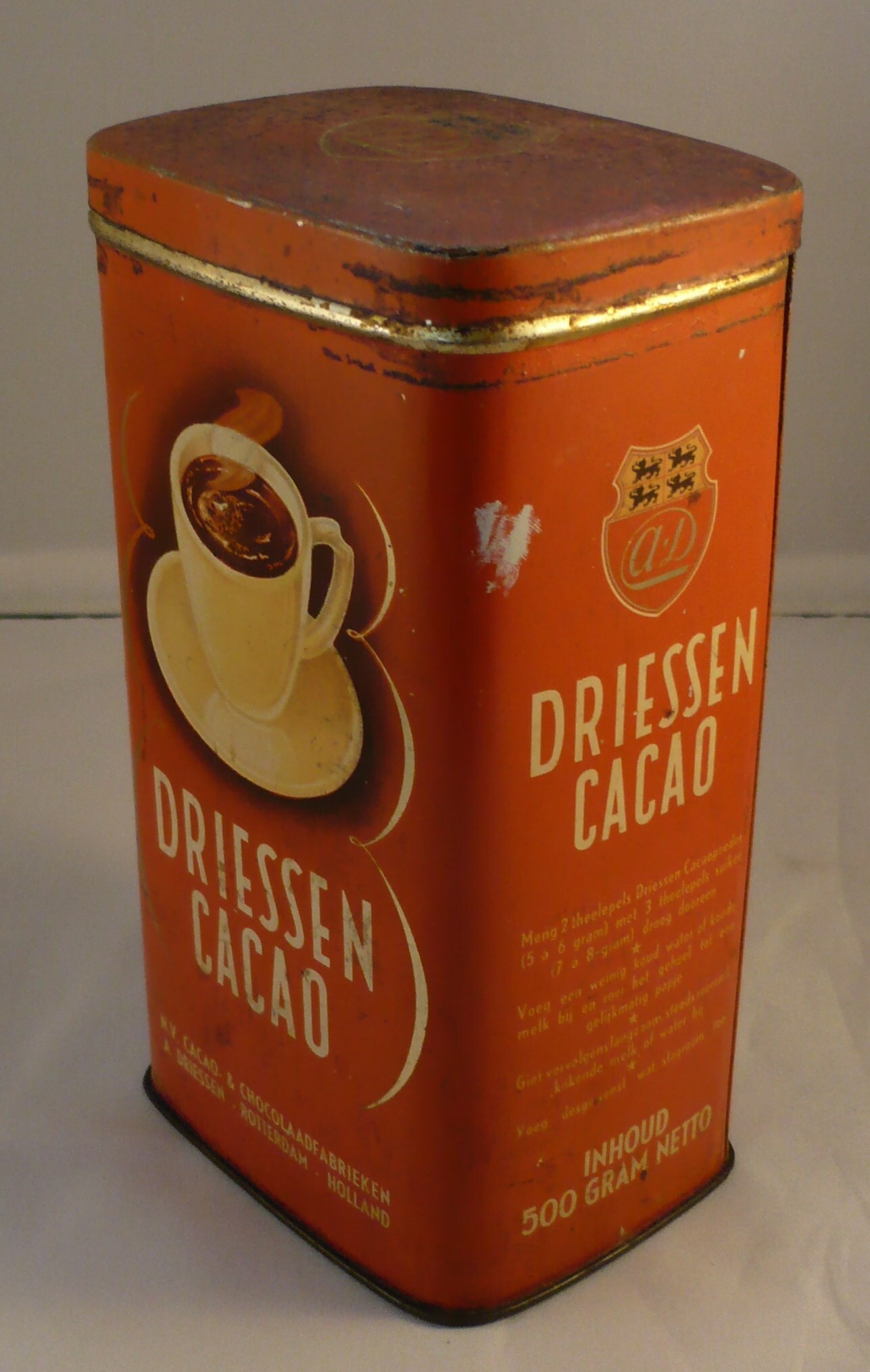 Bewaarblik A. Driessen Cacao
