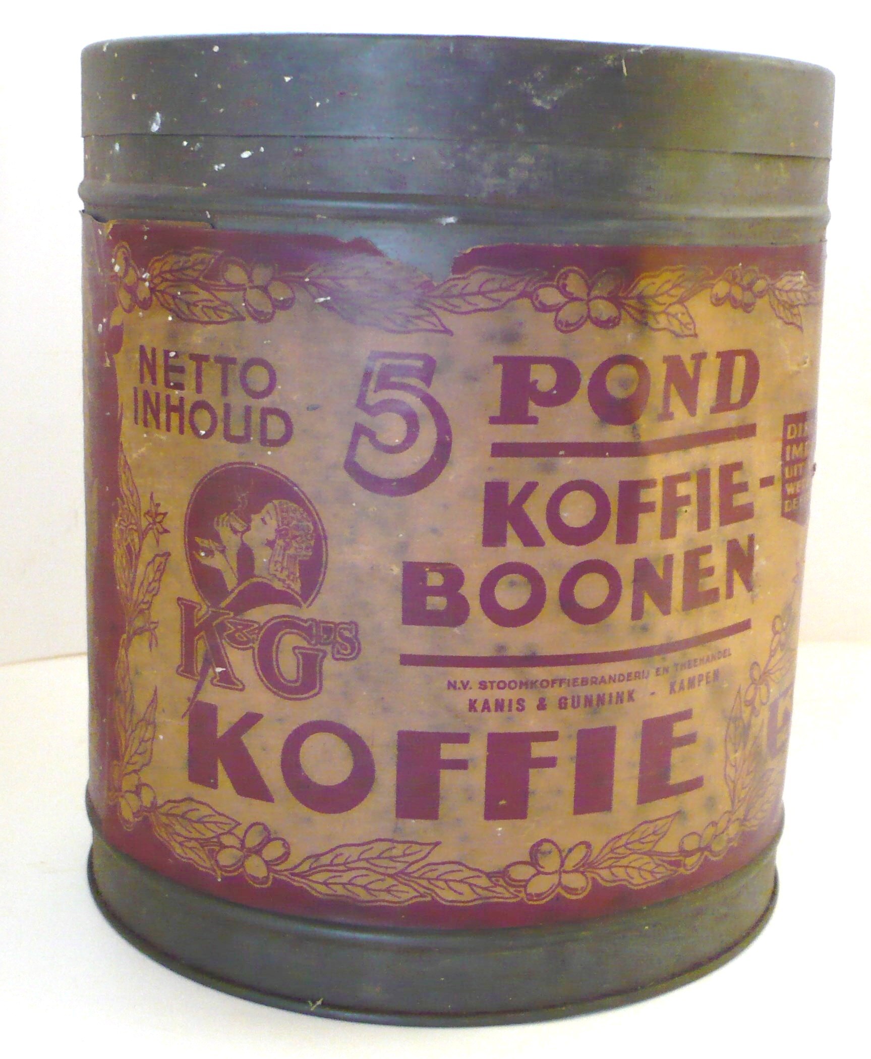 Winkelblik Kanis & Gunnink Koffie-Boonen, 5 pond