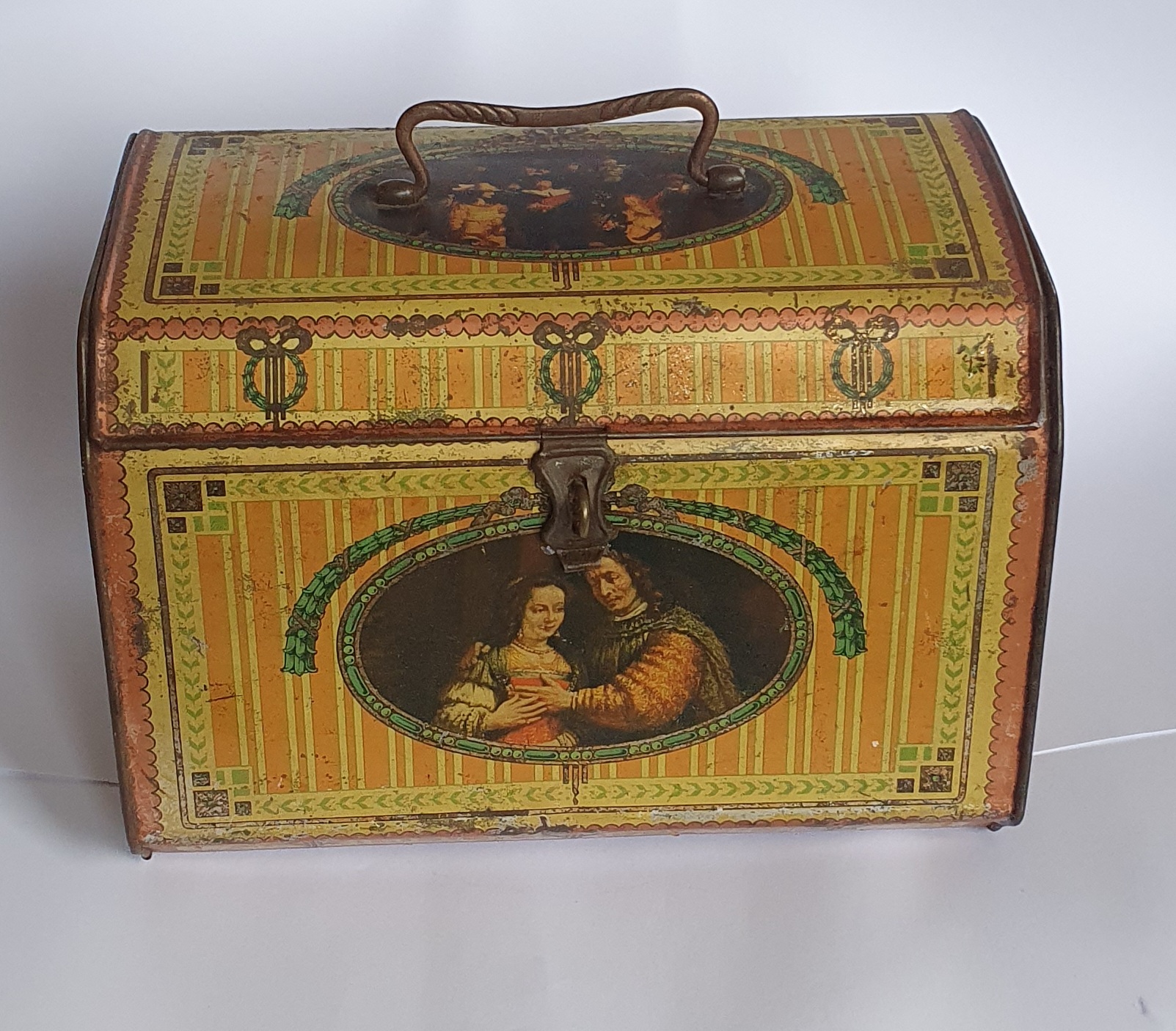 Decoratief verpakkingsblik van Wed. Bekkers en Zoon.