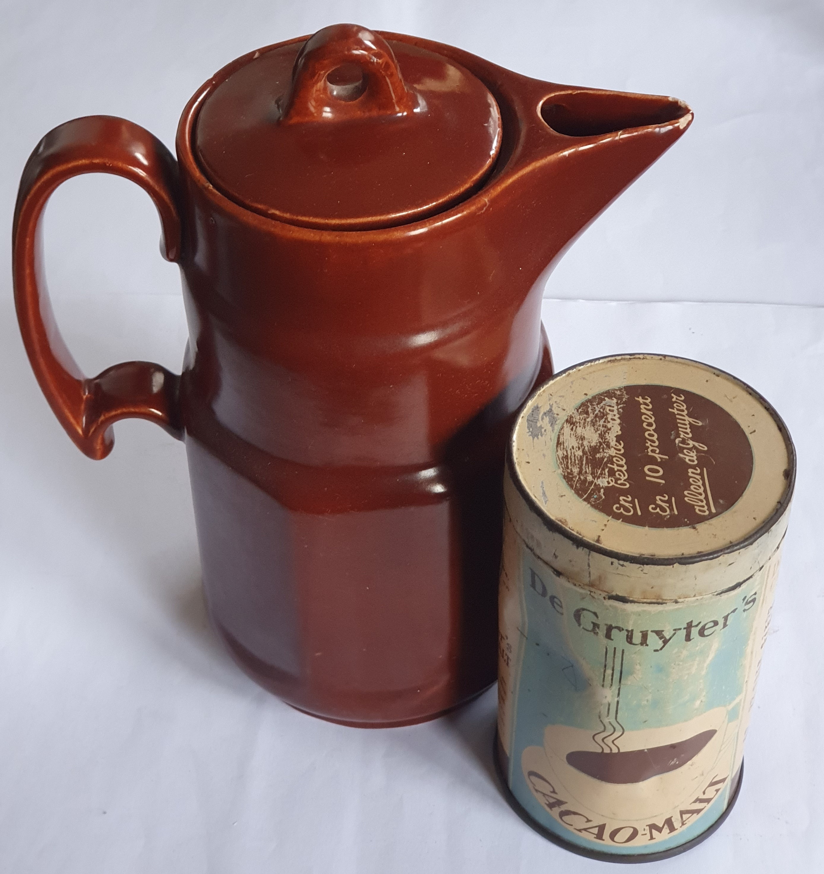 De Gruyter's Cacao-Malt met Chocoladekan