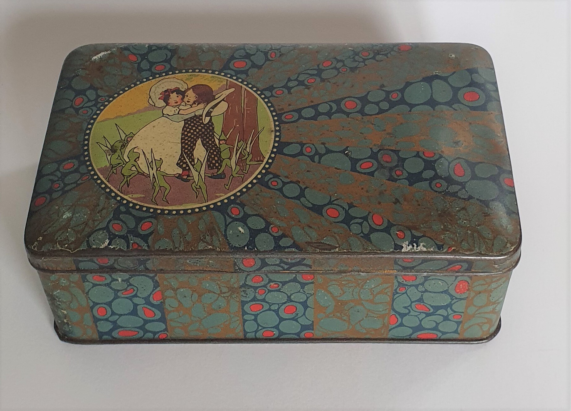 Pette cacao bewaarblikje "Rie Cramer".