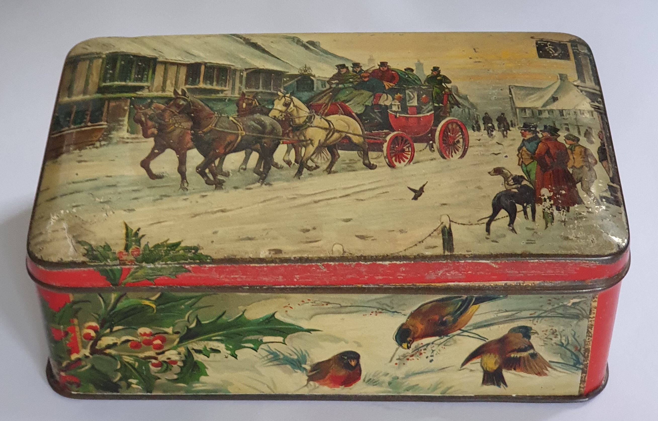 De Gruyter's theeblik "Kerst"