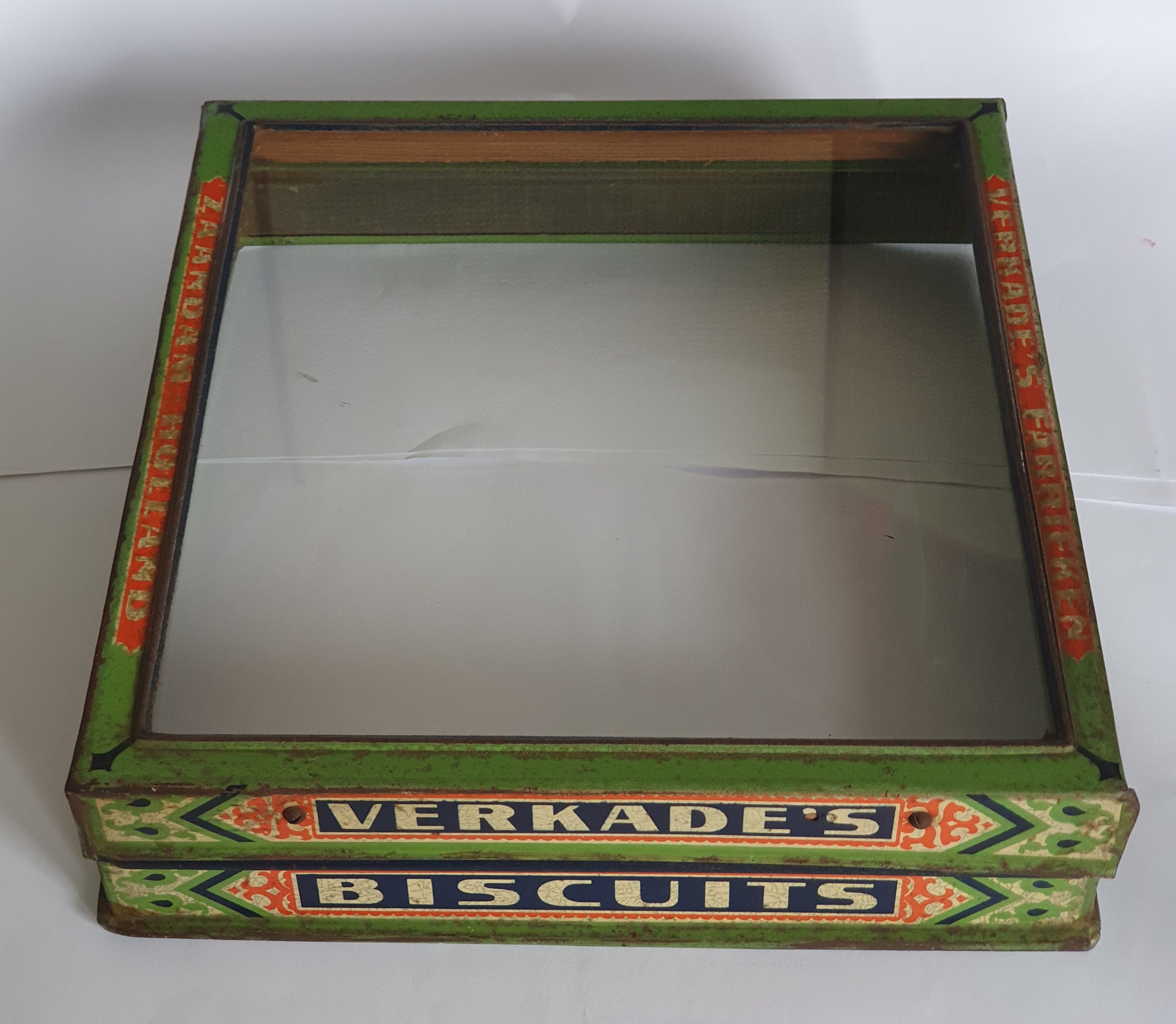 Verkade's biscuits uitweegdeksel met glas