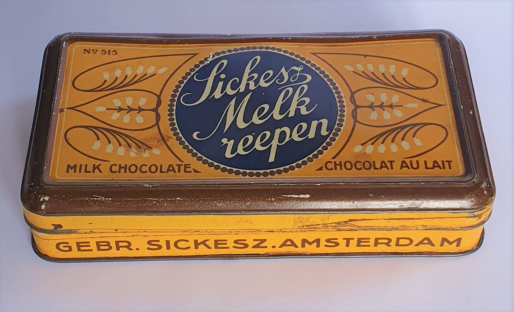 Blik voor Sickesz melkreepen, 12 stuks
