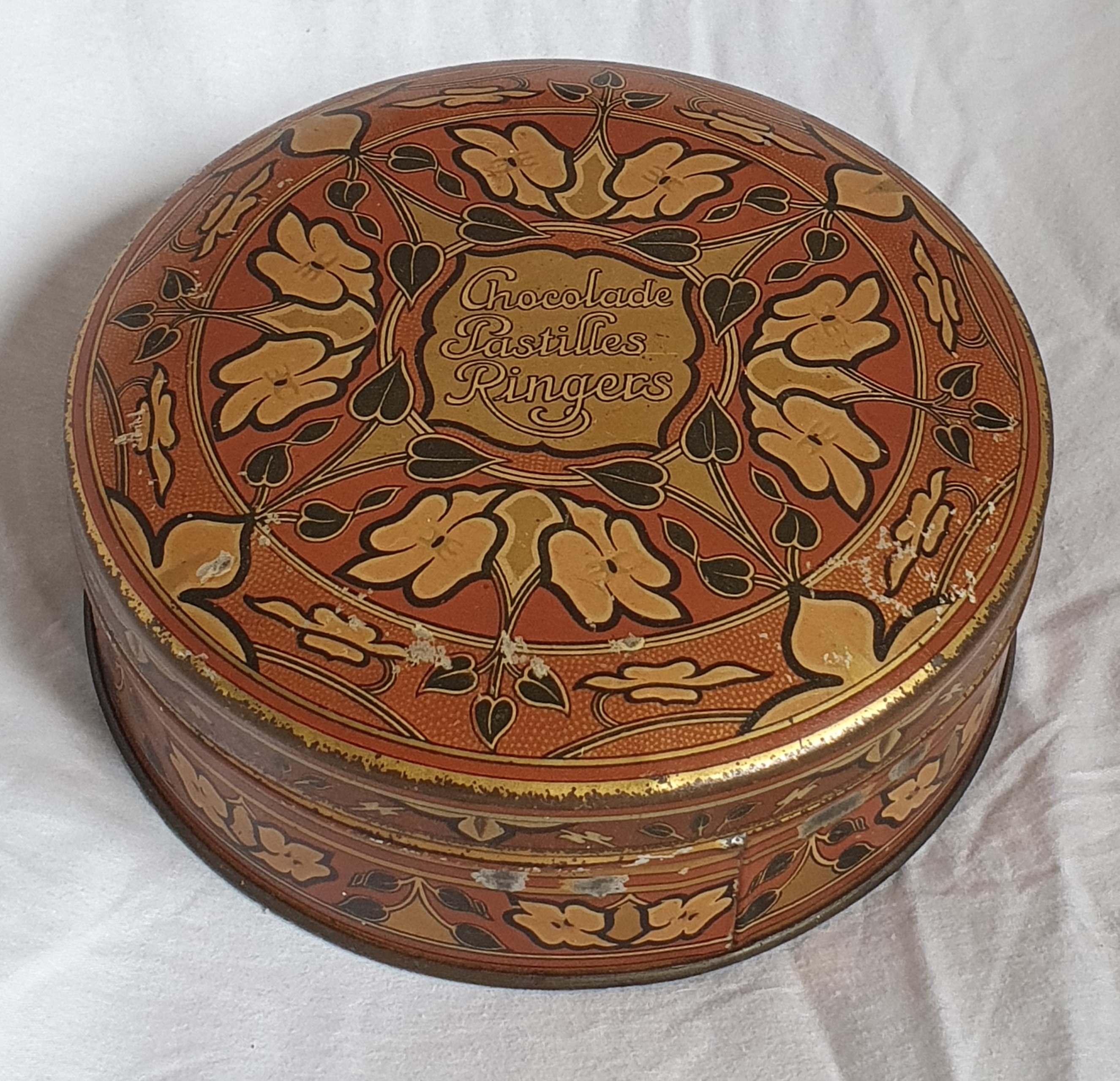 Ringers chocolade pastilles blikverpakking