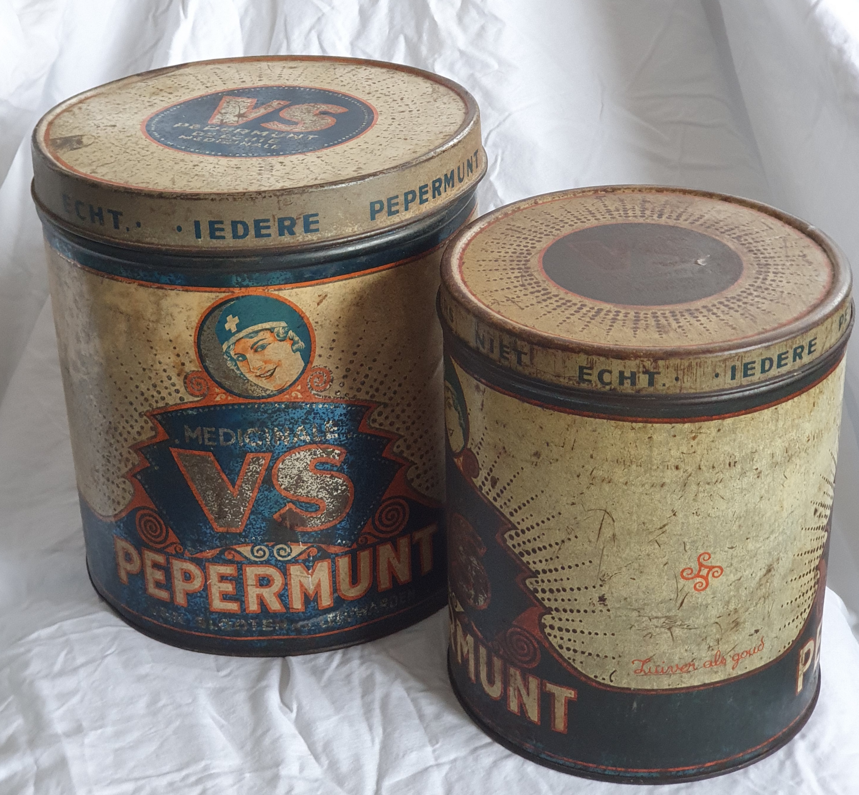 Van Slooten winkelblik medicinale pepermunt