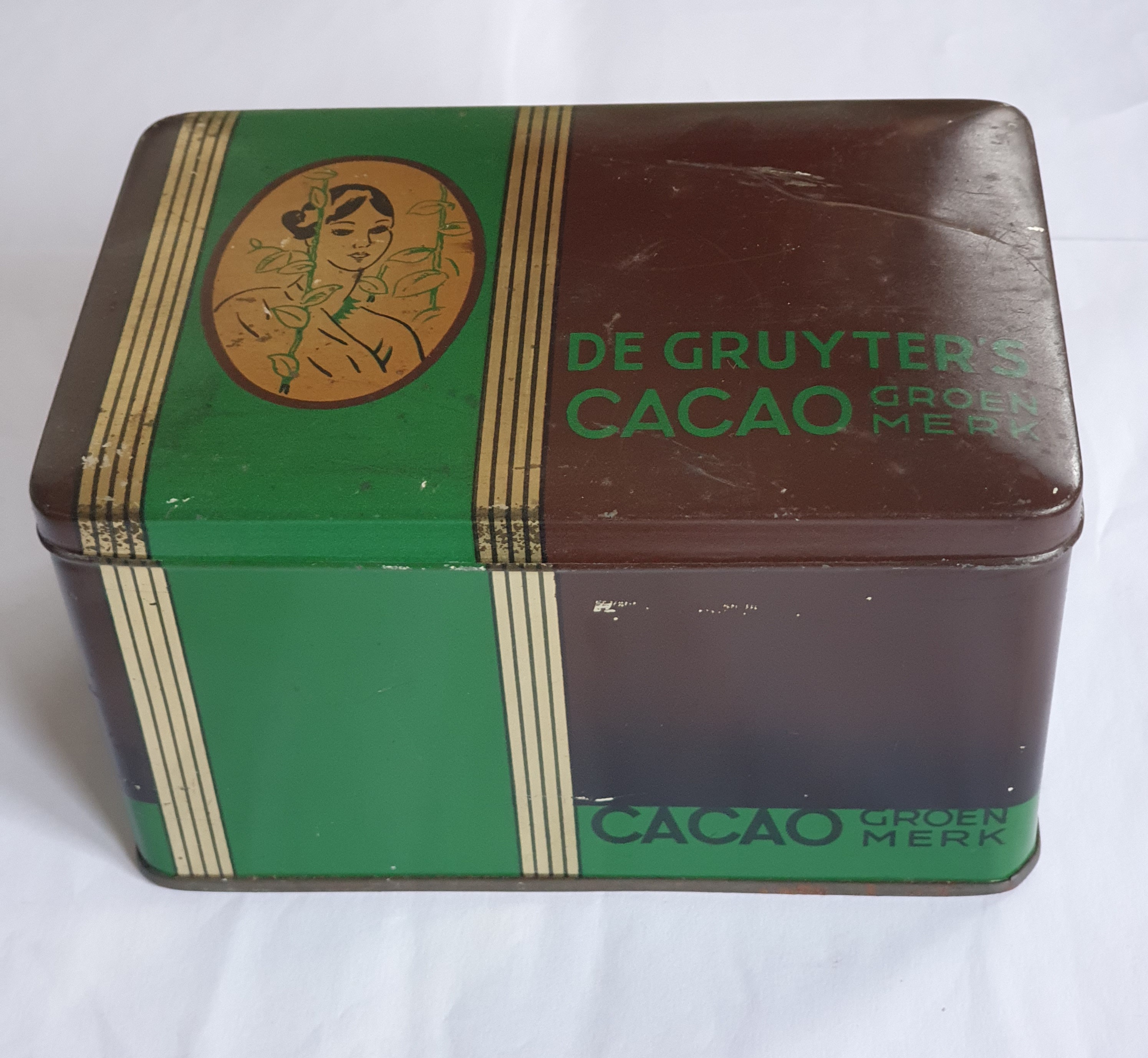 Bewaarblikje De Gruyter's Groenmerk Cacao