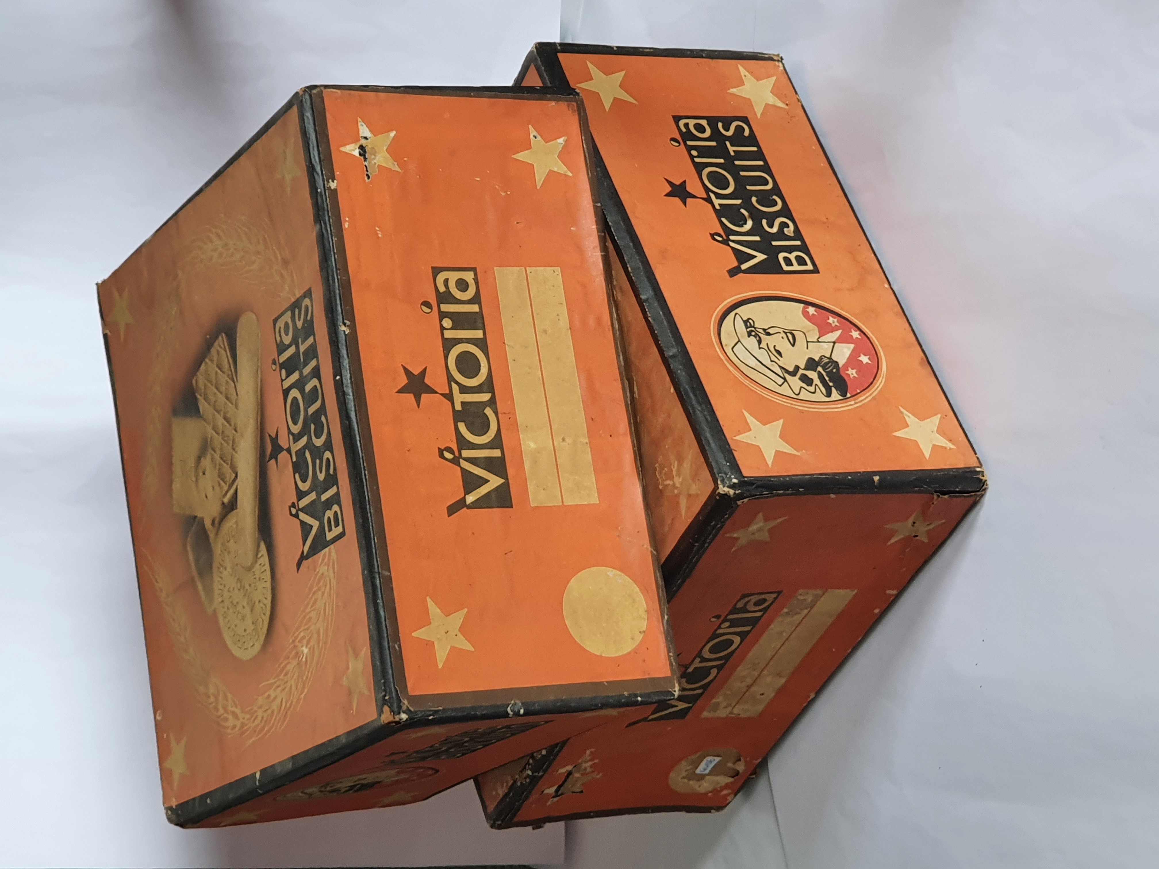 Victoria biscuits etalagedozen van karton