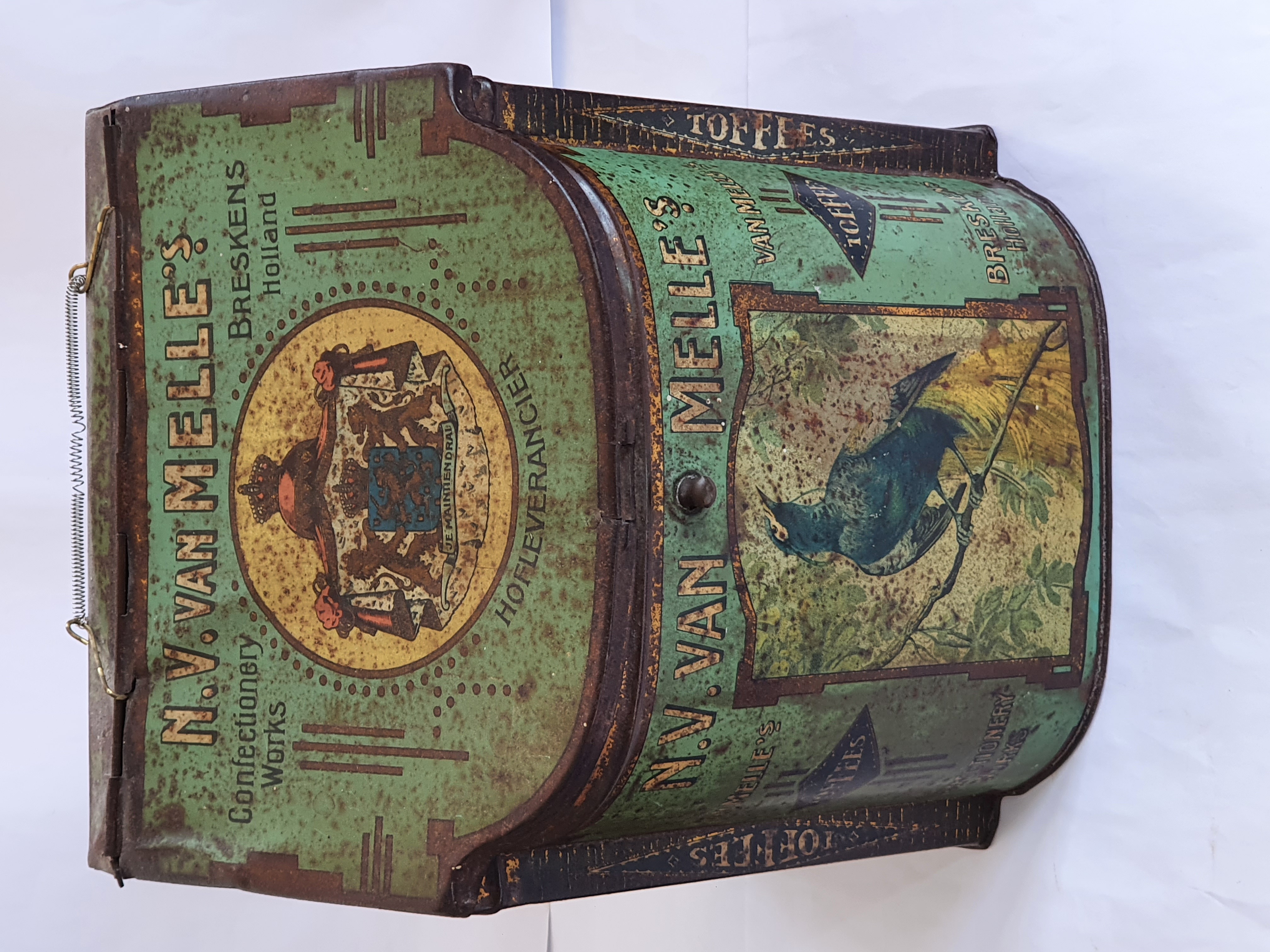 Winkelblik Van Melle Toffees, groen
